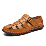 Men's Sandals Genuine Leather Outdoor Summer Handmade Men slippers Shoes
