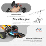 WLtoys 284131 144010 RC Car 75KM/H High Speed Off-Road 2.4G Brushless 4WD Electric Remote Control Drift Toys For Children Racing