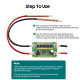 12V Spot Welding Machine DIY Circuit Board Welder Pen Set with 8-gear Power Digital for 18650/26650/32650 Lithium Battery