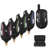 Wireless Digital Fishing Alarm Fishing Bite Alarms Fishing Receiver Sound Alert Kit Led Alarm Indicator with Case