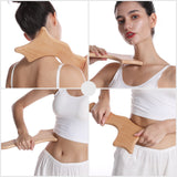 Wood Therapy Massage Tool Lymphatic Drainage Massage Tools for Anti-Cellulite Muscle Release 15 * 6.3inches Massage Paddle