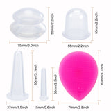 Face Body Massage Cup Set Cups Vakum Cup Terapia Fisica Big Food Massage Jars  Anticellulite Masage Remover Cup For Back