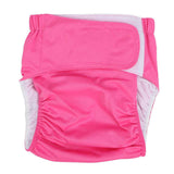 4 Colors Adult Reusable Diapers Elderly Cloth Diaper Simple Soft Breathable Travel Portable Adjustable Washable Reusable
