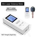 Mini Digital laser distance meter Rechargeable Measure 98 Ft/30M Home Use Measurement Tool 0.03-35m rangefinder