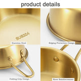 Outdoor 380ml Sierra Bowl Picnic Tableware Camping Bowl Portable Barbecue Hiking Camping Cup Picnic Cookware 304 Stainless Steel