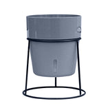 Office With Iron Stand Indoor Decorative Simple Garden Flowerpot Set Vase Self Watering Home Green Planter Balcony Nordic Style