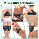 Portable Neck Body Massager Muscle Relief Pain Mini Electric Convenient Intelligent Cervical Massage Stickers Meridian Massager