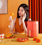 220V 2.2L Electric Fryer Intelligent Household Mini Multifunctional AutomAtic Air Fryer Oil Free Electric Food Frying Machine