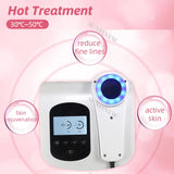 3 in 1 Hot Cold Photon Rejuvenation Facial Beauty Device Red Blue Light Skin Lifting Firming Massage Cool Warm Hammer V-face New