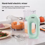 JVJH   Wireless Electric Portable Electric Food Mixer 4 Speeds Automatic Cream Egg Beater Frother Foamer whisk Cake Baking Tool