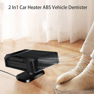 2 In1 Protective Portable Universal ABS Vehicle Demister Defroster 12V Car Heater Low Noise Interior Energy Saving Warmer
