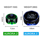2022 New Aurora Source 3 LCD Tattoo Power Supply Portable Tattoo Source Full Touch Screen for Tattoo aurora Machine with Adapter
