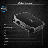 New X96mini for  Android 9.0X96 mini Smart TV BOX S905W Quad Core support 2.4G Wireless WIFI Media Box Set Top Box