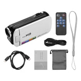 1080P/2.7K HD Digital Video Camera DV Camcorder 3 Inch LCD Touchscreen 18X Zoom Built-in LED Fill-in Light for Teenager Beginner