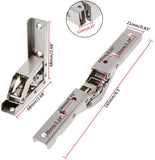 2pcs 90 Degree Folding Door/Shelf Hinges Hidden Stand Desk Stand Furniture Parts  furniture hardware  hidden door hinge