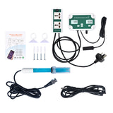 WiFi Online pH TDS Controller 3-in-1 pH/TDS/TEMP Water Quality Detector pH Controller with Relay Plug Repleaceable Electrode
