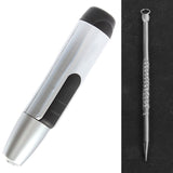 Travel Electric Wet/Dry Nose Ear Facial Face Hair Removal & Blackhead Remover Cleaner Tool Acne Blemish Needle Pimple