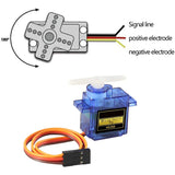SG90 Micro Servo Motor Mini Servo SG90 9g Servo Kit for RC Helicopter Airplane Car Boat Robot Arm/Hand/Walking/Servo Door Lock