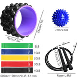Ultimate Back Roller Set,Myofascial Release Trigger Point Yoga Wheel Foam Roller for relief Back Pain Deep Tissue Massage Sport