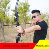 30-50LBS Metal handle bow Recurve Bow for Right Handed Archery Bow Shooting Hunting Game Practise tool Russian buyer can buy