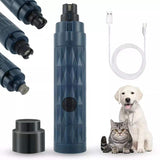 New Electric Dog Nail Clippers Pet Claws Cutter Grinders Tools With LED Light Cat Paws Nail Grooming Trimmer Cleaning Supplies