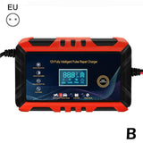 Digital Car Battery Charger Fully Automatic Repair Charge For Car Motorcycle SUV Stea Battery Charger 6A 12V Fully Automatic