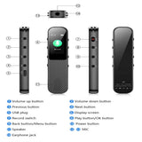 Digital Voice Recorder Noise-cancelling Ultra-long Battery Life High-definition Speakers Dual-microphone Multi-function Recorder