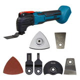 Electric Oscillating Tool Lithium-ion Cordless Oscillating Renovator Tools 6 Gears of Speeds Adjustable with 4° Swing Angle