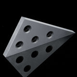 45/45/90 and 30/60/90 Degree 2pcs Manganese Steel Precision Angle Gauge Block Set Gauge Milling Machinist Lathe Tool