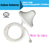 ZQTMAX Communication Indoor Ceiling Antenna 698-2700Mhz 5dBi N Male for 2G 3G 4G Mobile Phone Signal Booster Repeater Amplifier