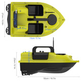 GPS Fishing Bait Boat with 3 Bait Containers Automatic Bait Boat with 400-500M Remote Range fishing accessories 2021