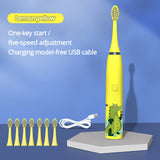 DIOZO Sonic Children's Electric Toothbrush DuPont Soft Bristles Small Brush Head Smart Toothbrush Thildren Teether