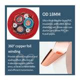 HiFi  Audio Bulk Power Cable 4N Oxygen-Free Copper DIY High Quality HiFi Cable