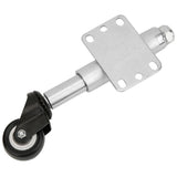 2inch PU Gate Wheel Spring Loaded Swivel Caster Heavy Duty 110lbs Load Capacity Spring Loaded Wheel For Door Furniture