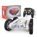 2.4GHz Remote Control Rotating Car, 4WD Headlights Double Sided 360° RC for Boys Girls