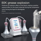 3In1 80K Ultrasonic Cavitation Machine Lipo Weight Loss RF Beauty Device Face Lift Anti-wrinkle Fat Burning Body Shape Massage