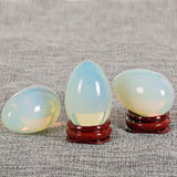 Undrilled Opalite Yoni Eggs 3Pcs/Set Natural Crystal Ben Wa Ball Tightening Vaginal Muscle Exercise Massage Kegel Health Care