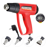 2000W 220V EU Industrial Electric Hot Air Gun Thermoregulator Heat Guns LCD Display Shrink Wrapping Thermal  power tool