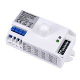 DC 12V-24V 5.8GHz 360° Microwave Motion Sensor Body Motion Sensor Induction Switch for LED Light Switch