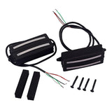Guitar Pickup 4 Wire for Electric Guitar Pickup Dual Hot Rail Humbucker Electric/Pedal Steel Guitar Parts Aceessaries