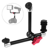 3 Way Adjustable 11-Inch Magic Arm Super Clip for Lcd Display, Led Video Light, Flash Slr Camera Accessories