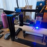 Upgraded 30W Focusable Laser Module Kit Optimized Air Assist Laser Engraving Module with 450nm 5.5W Blue Laser Head
