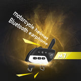 Motorcycle Smart Bluetooth Helmet Headset 800M 4 Rider Group Intercom Handsfree FM CVC Noise Reduction Interphone