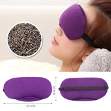 Hot Compress Eyeshade Lavender Eye Mask Anti Dark Circle Fatigue Relief Improve sleeping quality Heating Eye Massage Spa Eye Car