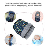 Baby Stroller Sleeping Bag Thickened Multi-purpose Foot Cover Cushion Swaddle
