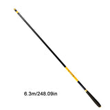 New Ultra-rigid Ultra-light Carbon Fishing Rod Stick 2.7-6.3 M Comfortable Lightweight And Durable Elegant W0YB