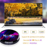 H96 MAX X4 TV Box Android 10 Amlogic S905X4 2G 16G 4K 1080P 3D Video Media Player 2.4G&5G Wifi Set Top Box EU Plug