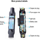 European 12v 7 Pin Car and Trailer Towing Lights Plug and Socket Cable Wiring Circuit Tester Tool Car Circuit Testing