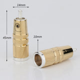 Cardas RCA Plug Gold / Silver Welding DIY HiFi Audio Cable Adapter Connector