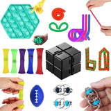 Fidget Toys Pack Anti Stress Set Kawaii Gift Toys Box Children Simple Dimple Antistress Relief Figet Toys Pakket Kit Dropship